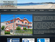 Tablet Screenshot of hotelmaruxa.com